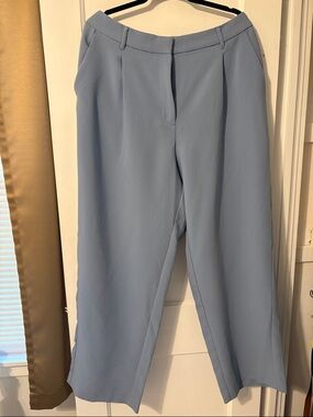Old Navy Light Blue Wide-Leg Women's Trousers